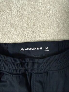 Western Rise Men's Black Performance Pants - Black